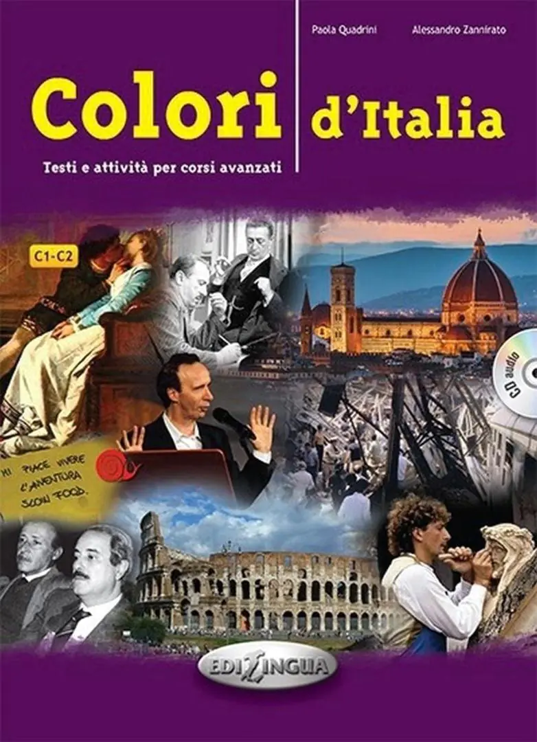 Książka - Colori d'italia. Język włoski. Podręcznik. C1/C2 + CD