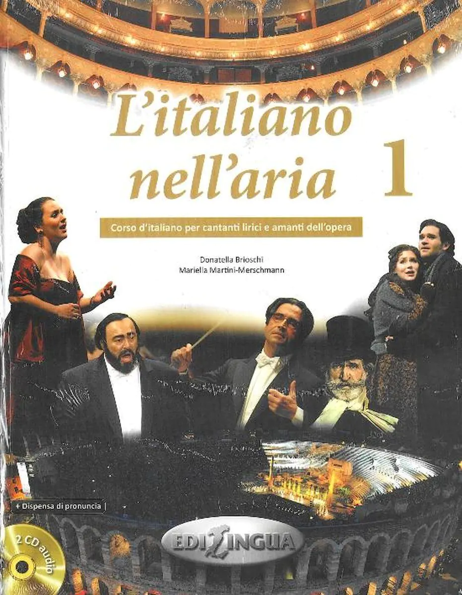 Książka - L'italiano nell'aria 1. Język włoski. Podręcznik + CD
