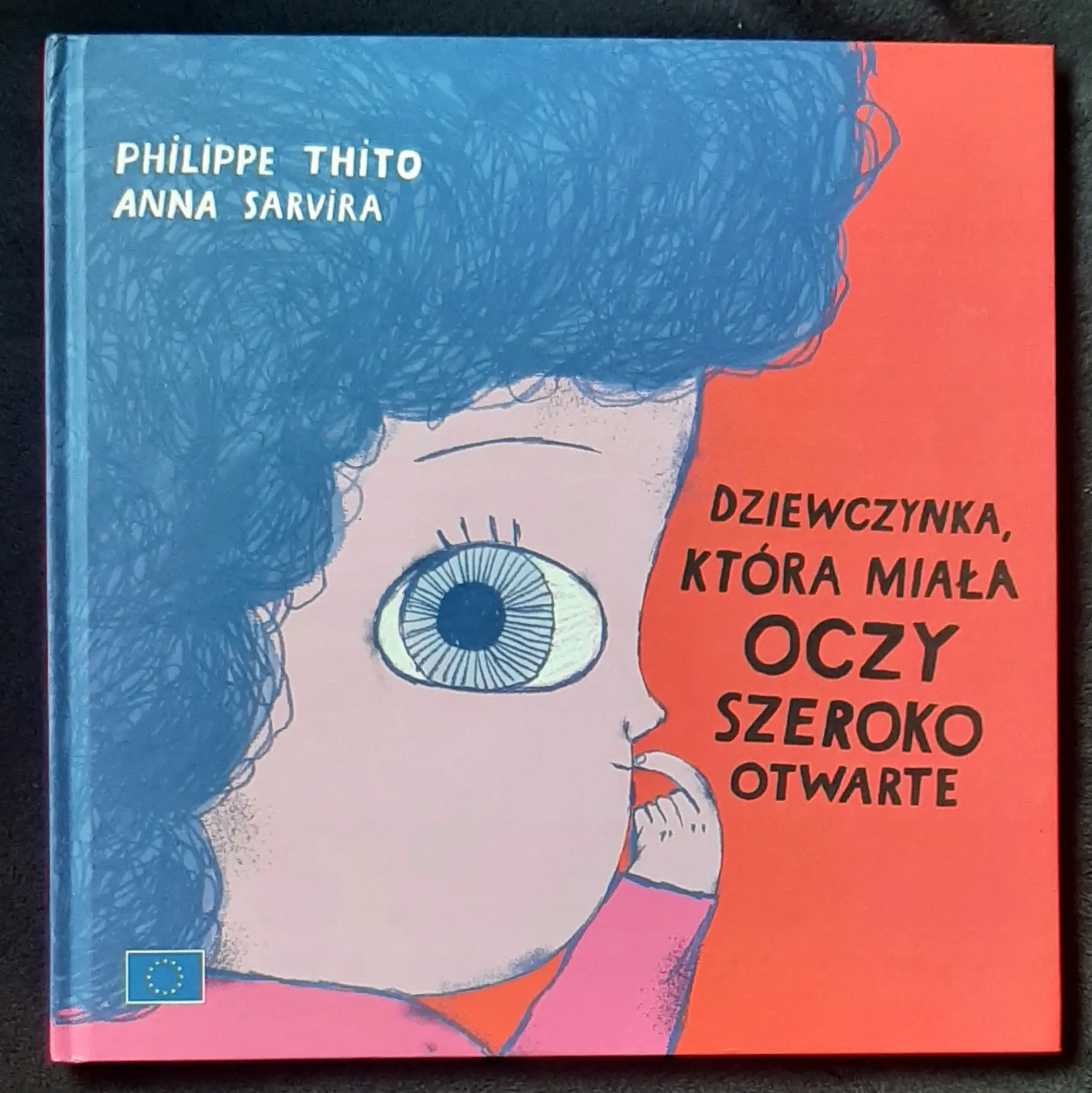 Książka - Dziewczynka, która miała oczy szeroko otwarte