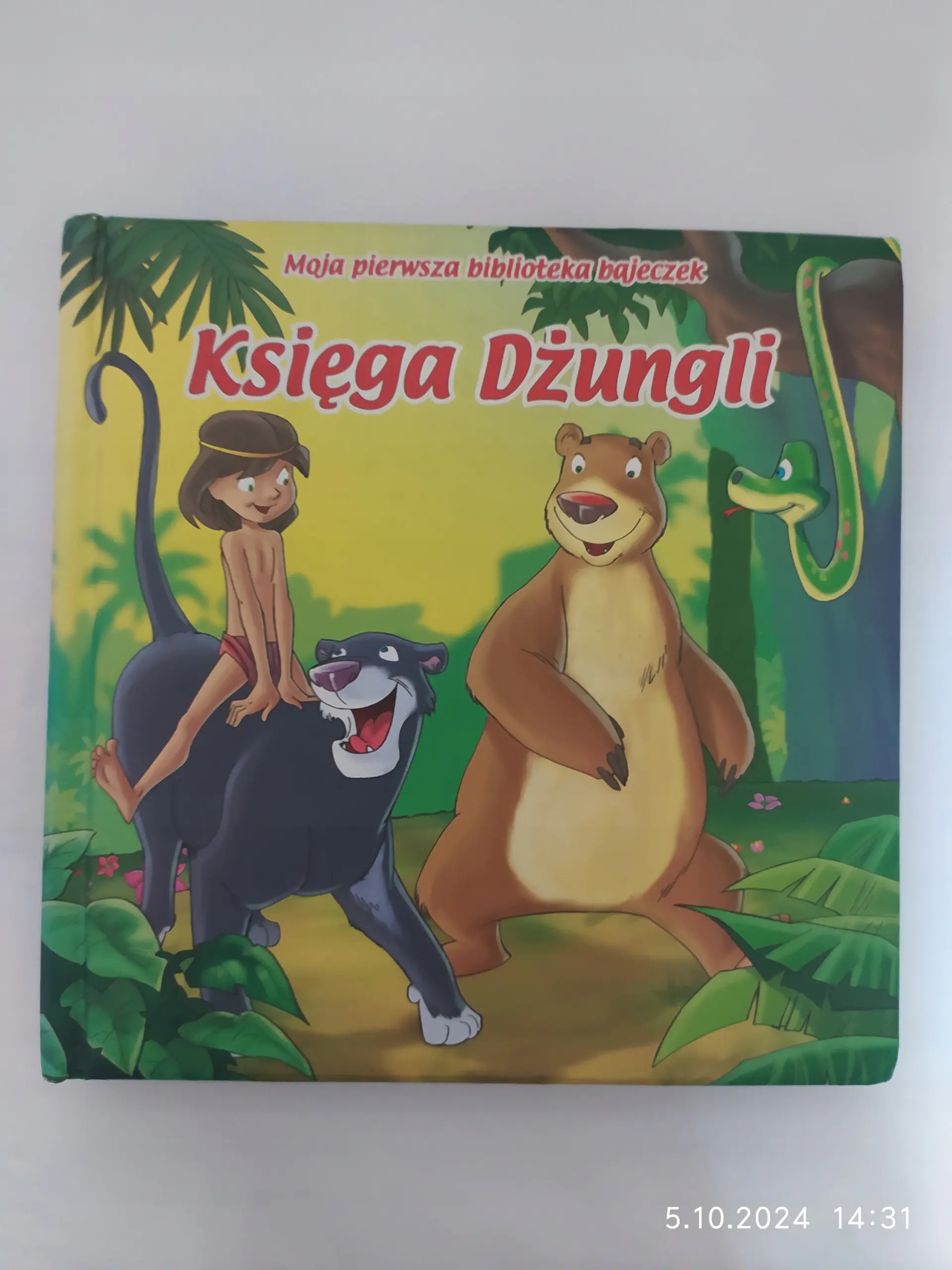Książka - Moja pierwsza biblioteczka bajeczek Księga dżungli