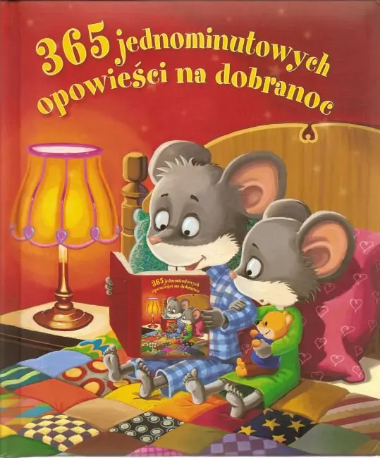 Książka - 365 jednominutowych opowieści na dobranoc czerwona
