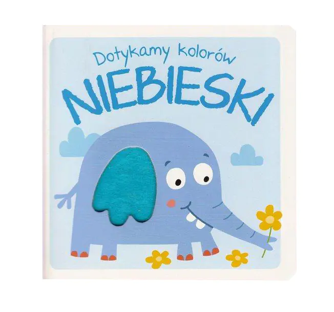Książka - Dotykam kolorów niebieski