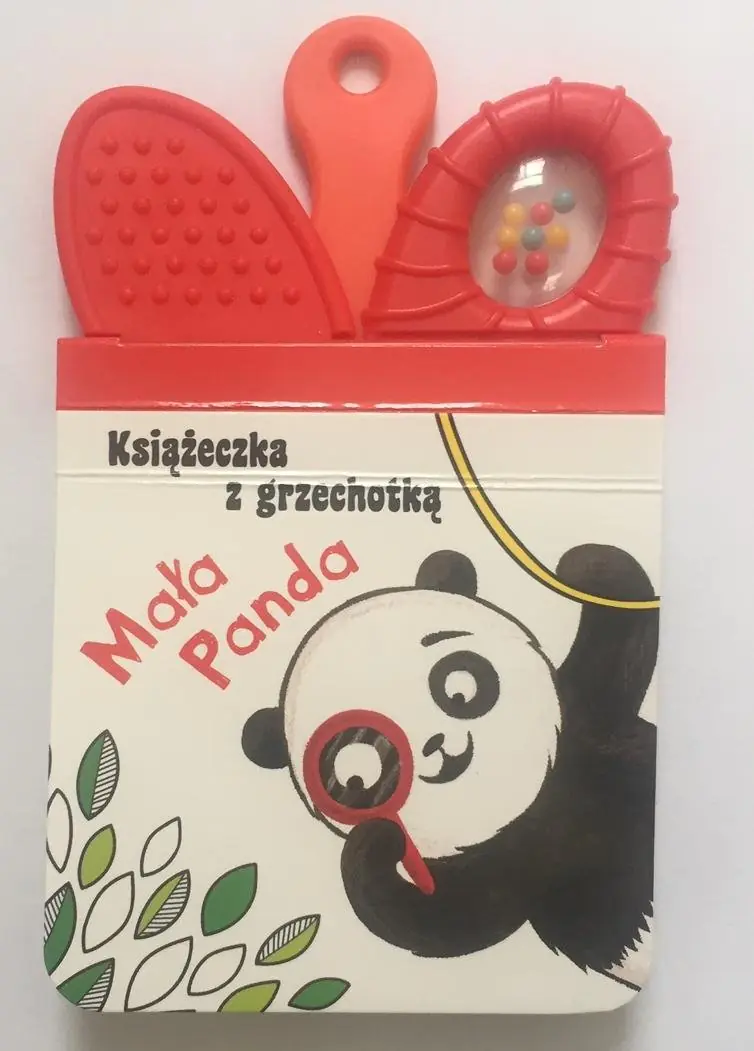 Książka - Książeczka z grzechotką i gryzaczkiem. Mała Panda