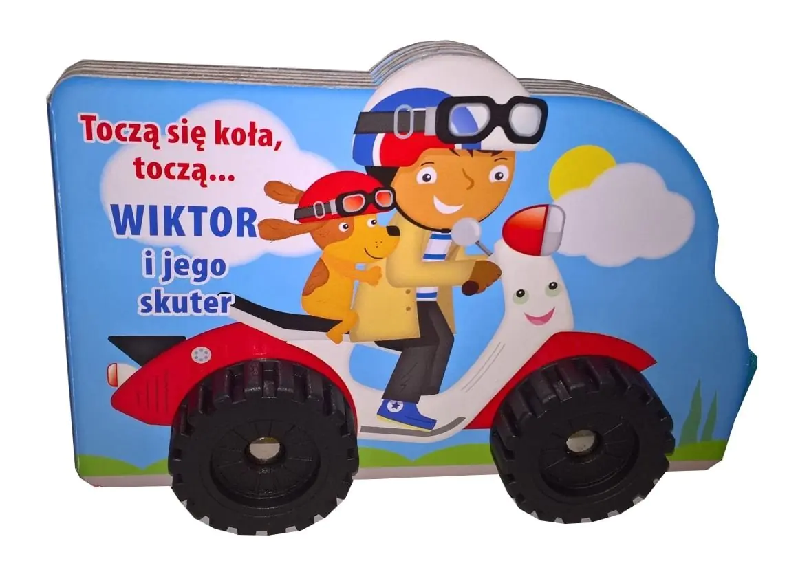 Książka - Toczą się koła. Wiktor i jego skuter