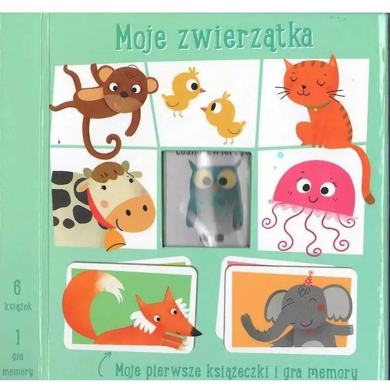 Książka - Moje pierwsze książeczki i memory - Zwierzątka