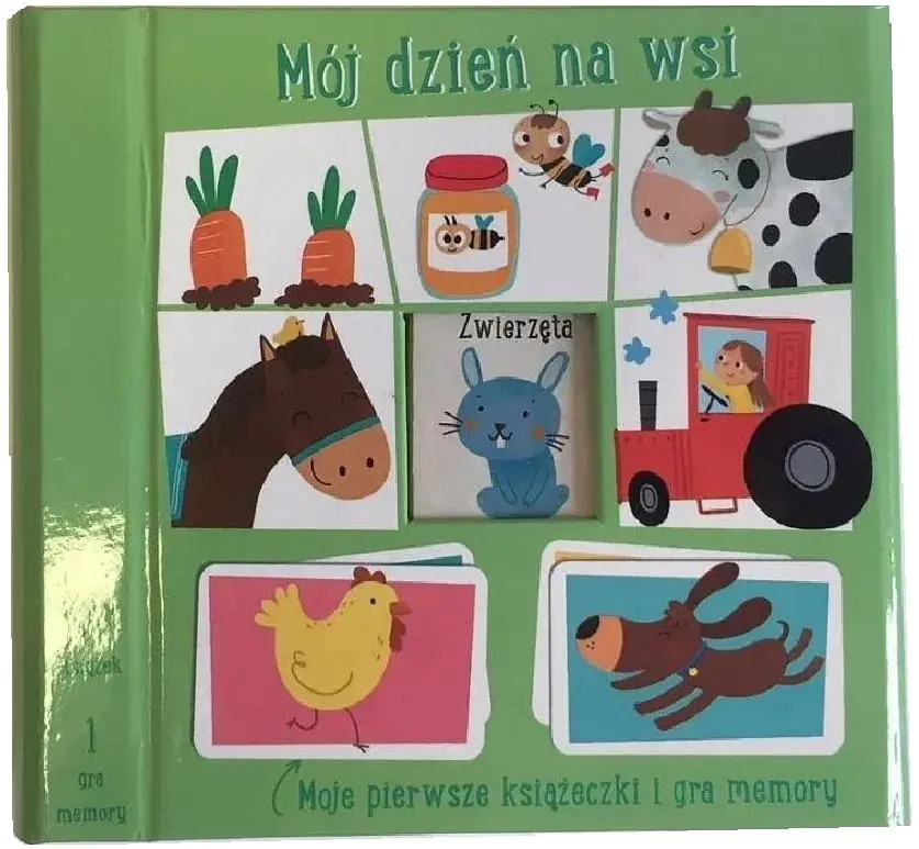 Książka - Moje pierwsze książeczki i memory - Dzień na wsi