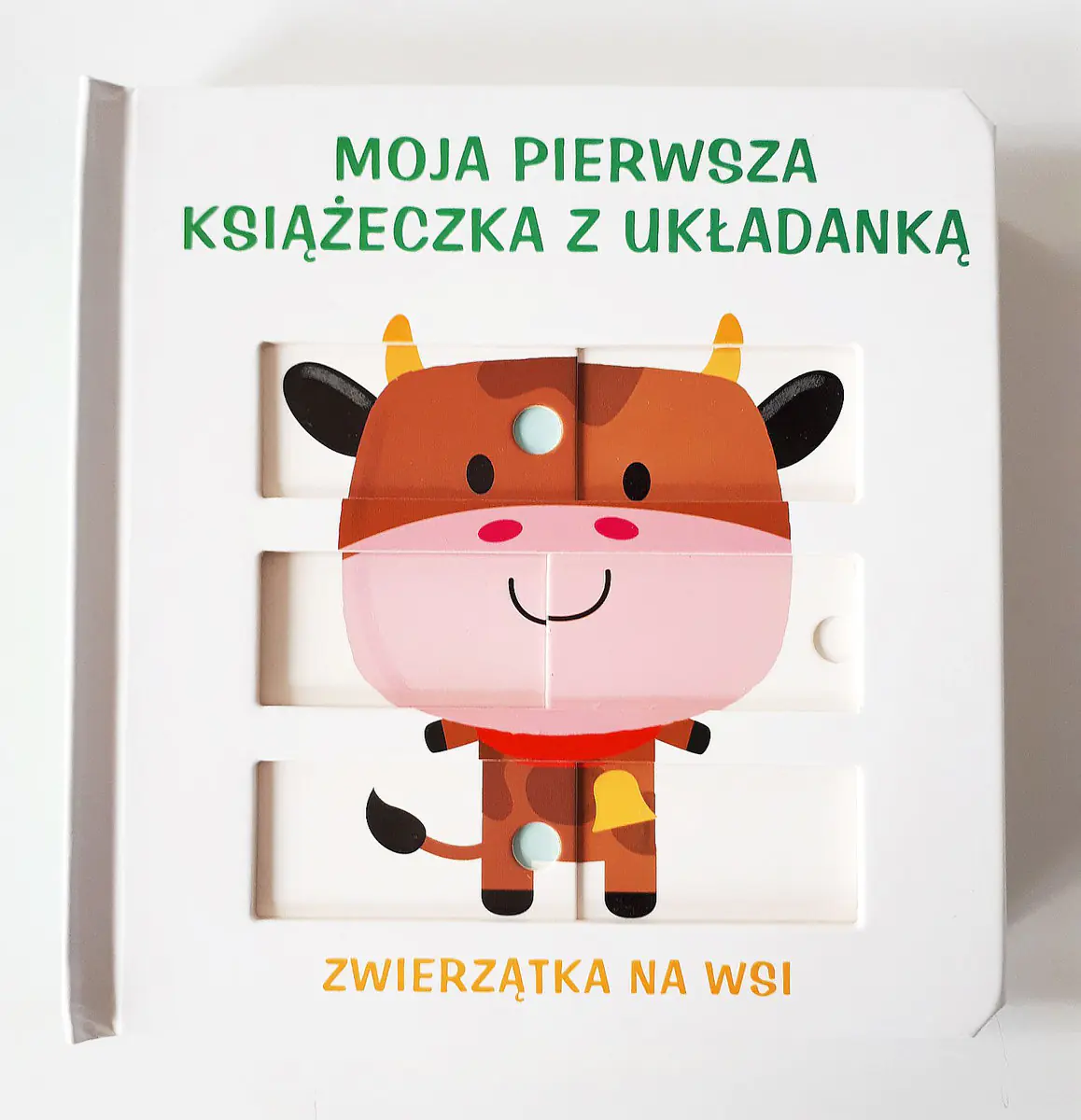 Książka - Moja pierwsza książeczka z układanką. Zwierzątka na wsi