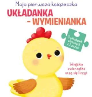Książka - Układanka-wymienianka. Wiejskie zwierzątka uczą się liczyć