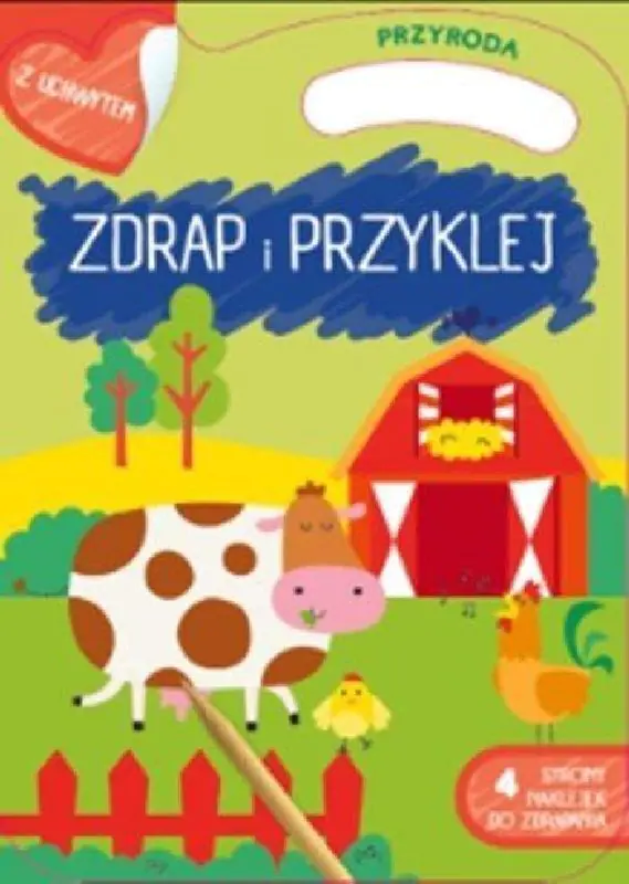 Książka - Przyroda. Zdrap i przyklej