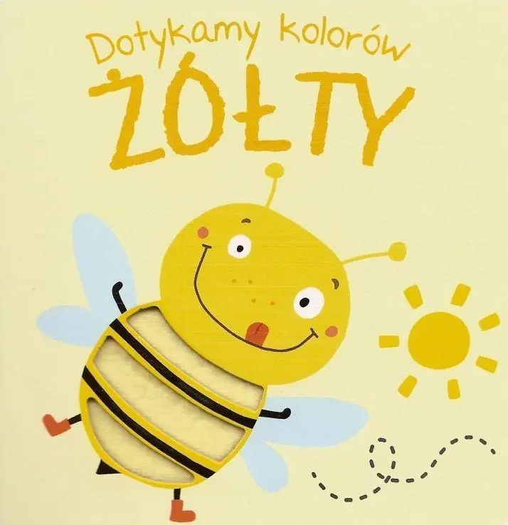 Książka - Żółty. Dotykamy kolorów