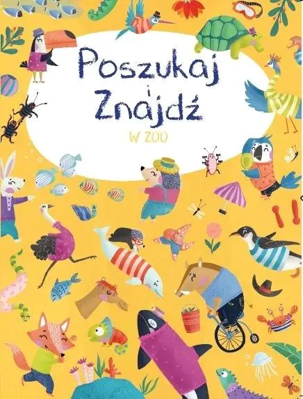Książka - W zoo. Poszukaj i znajdź