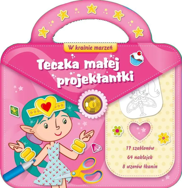 Książka - Teczka małej projektantki 2. W krainie marzeń