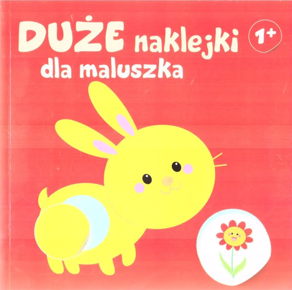 Książka - Duże naklejki dla maluszka 1+ - Króliczek