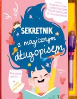 Książka - Sekretnik dla dziewczynek z magicznym długopisem