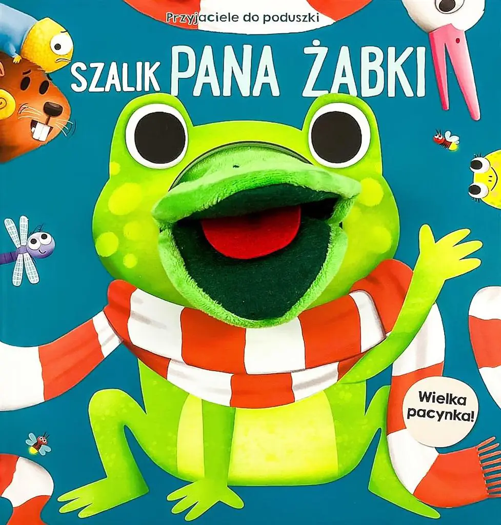 Książka - Szalik pana żabki. Przyjaciele do poduszki