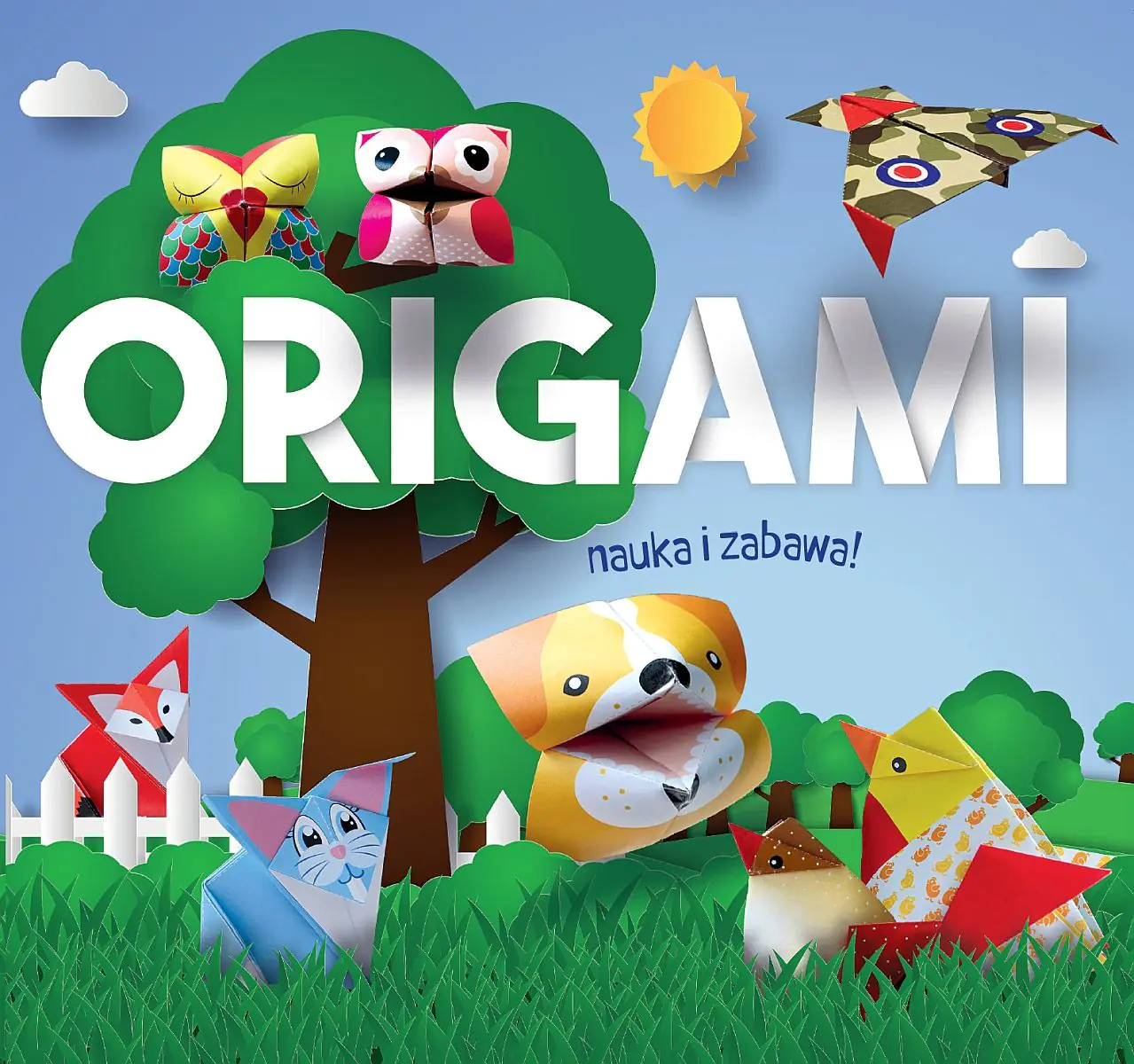 Książka - Origami. Nauka i zabawa. Zwierzątka z lasu