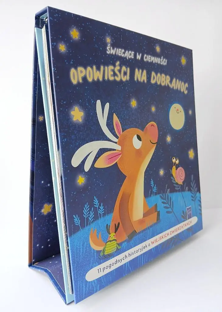 Książka - Wiejskie zwierzątka. Opowieści na dobranoc. Świecące w ciemności