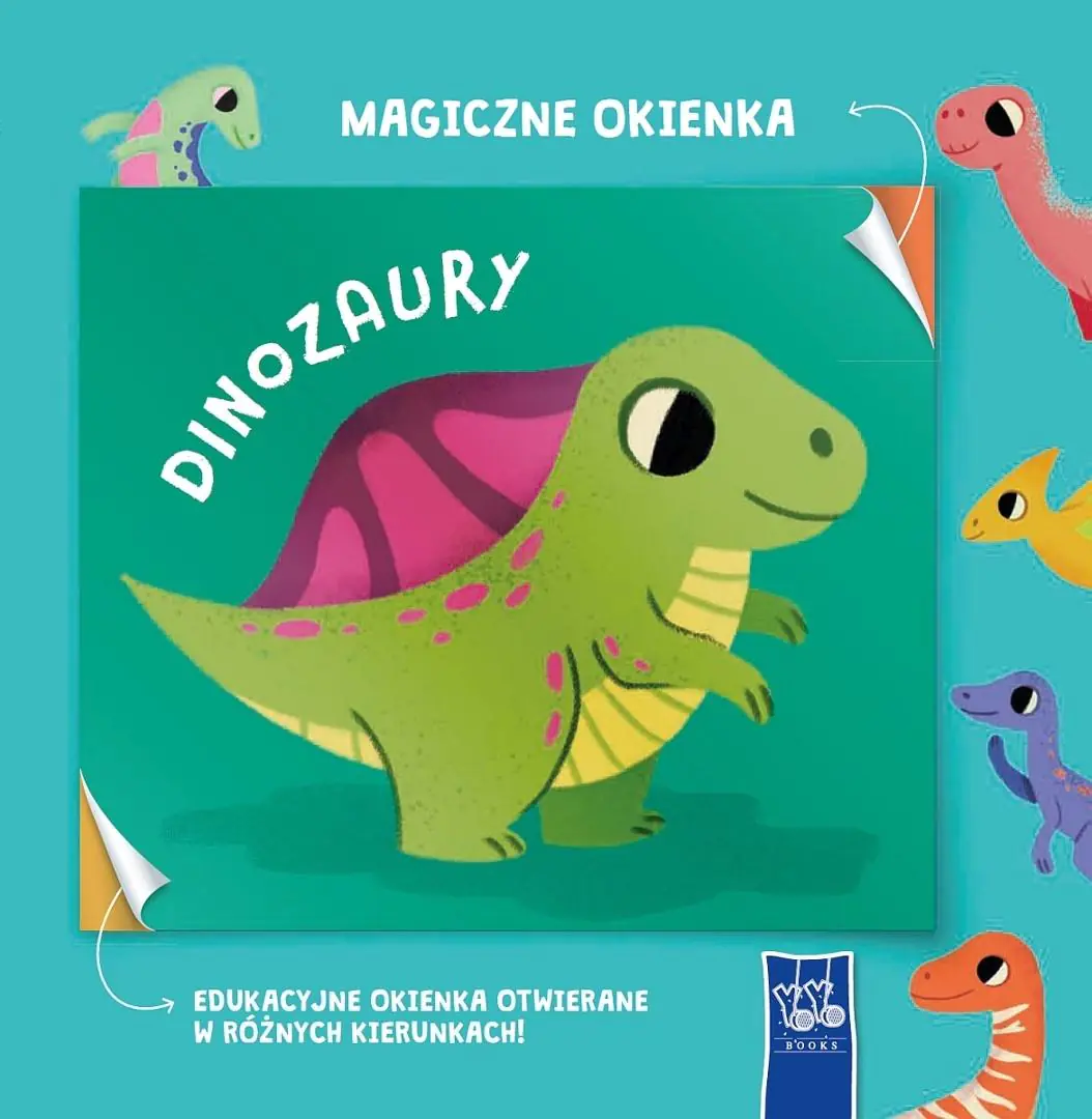 Książka - Dinozaury. Magiczne okienka