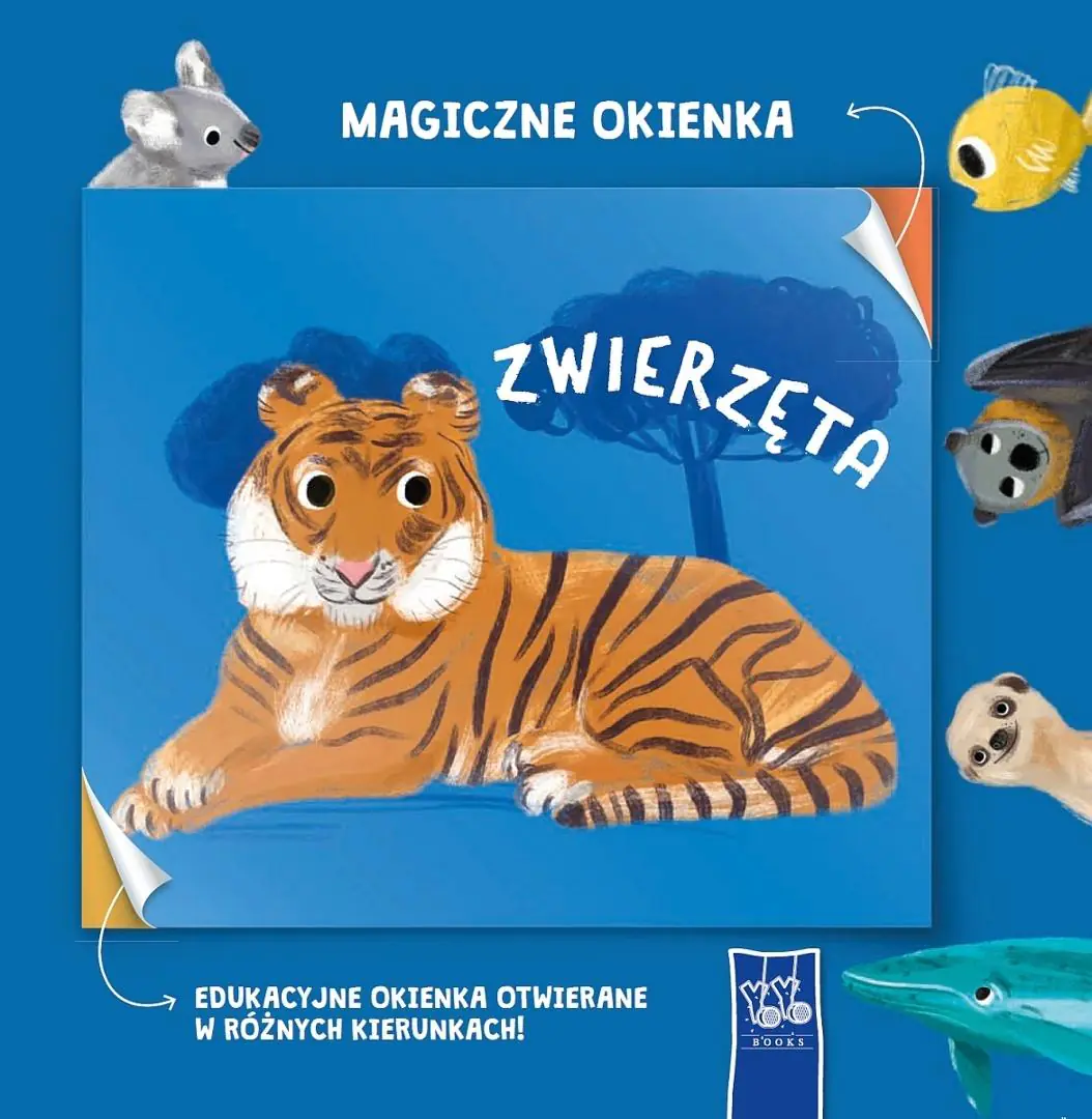 Książka - Zwierzęta. Magiczne okienka