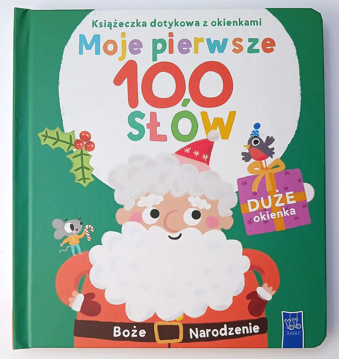 Książka - Pierwsze święta. Książeczka dotykowa z okienkami. Moje pierwsze 100 słów