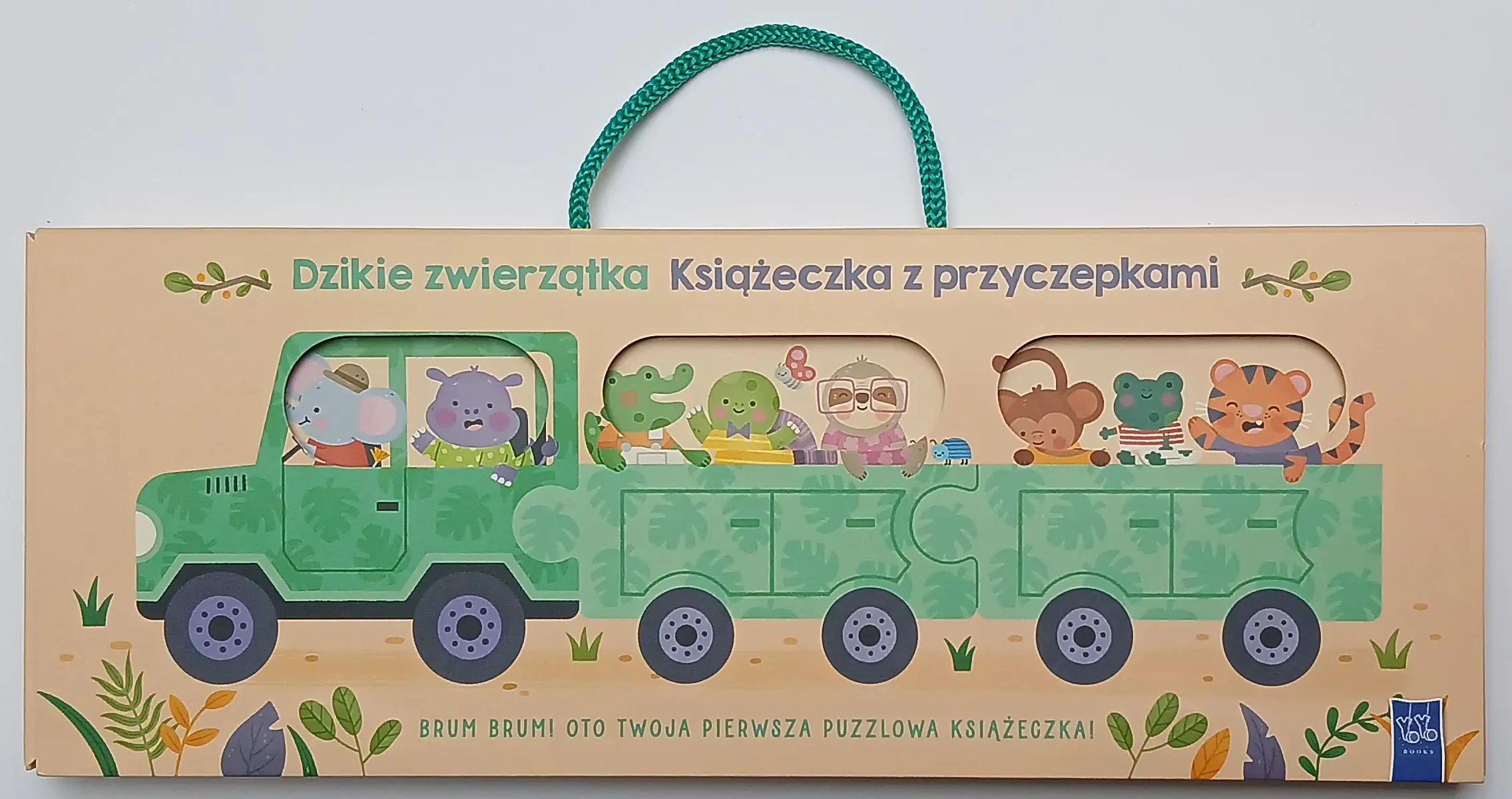 Książka - Książeczka z przyczepkami. Dzikie zwierzątka