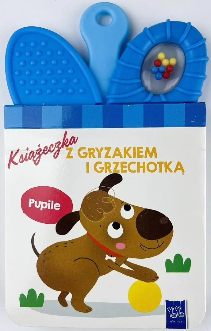 Książka - Pupile. Książeczki z gryzakiem i grzechotką