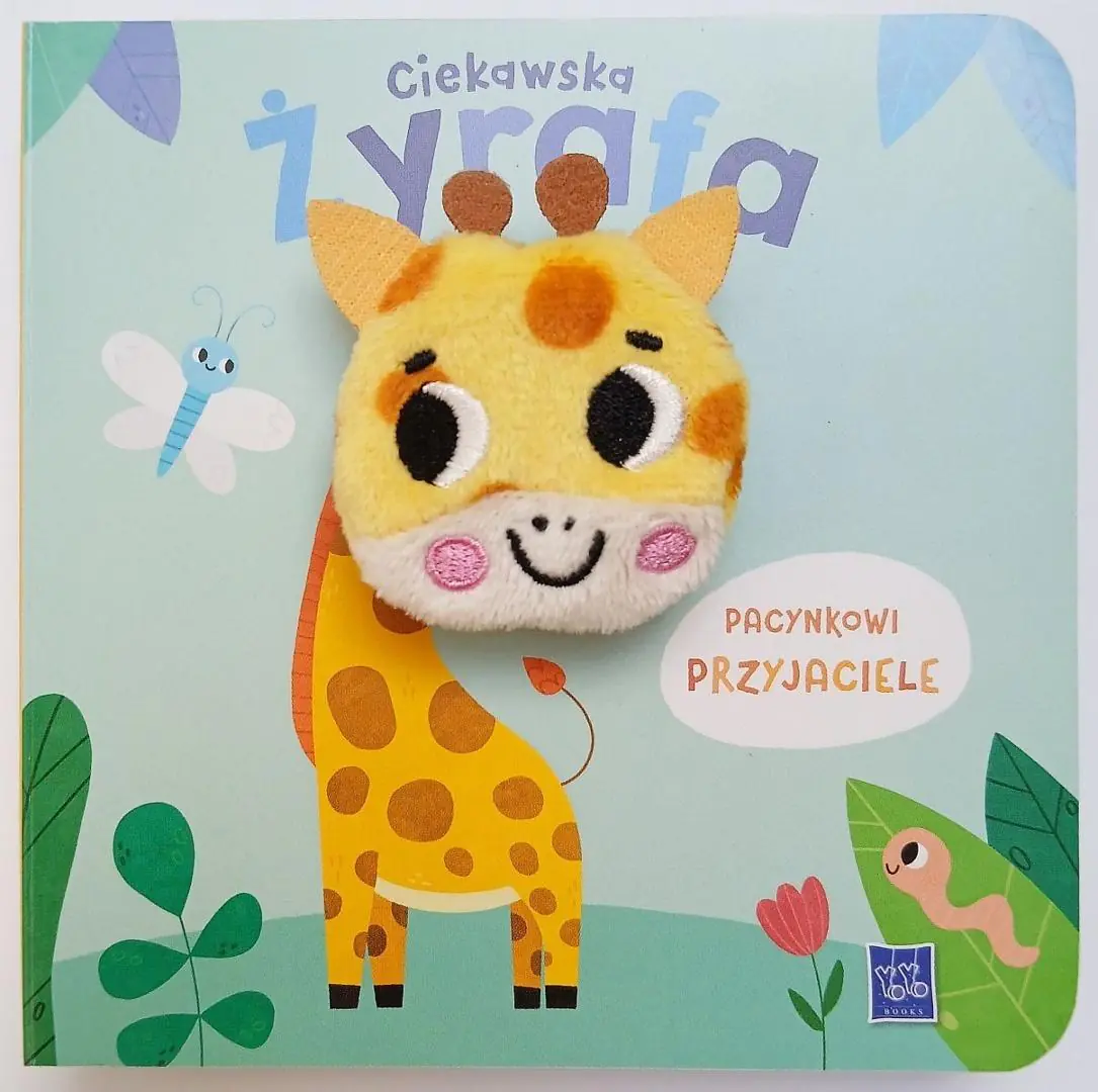 Książka - Pacynkowi przyjaciele. Ciekawska żyrafa