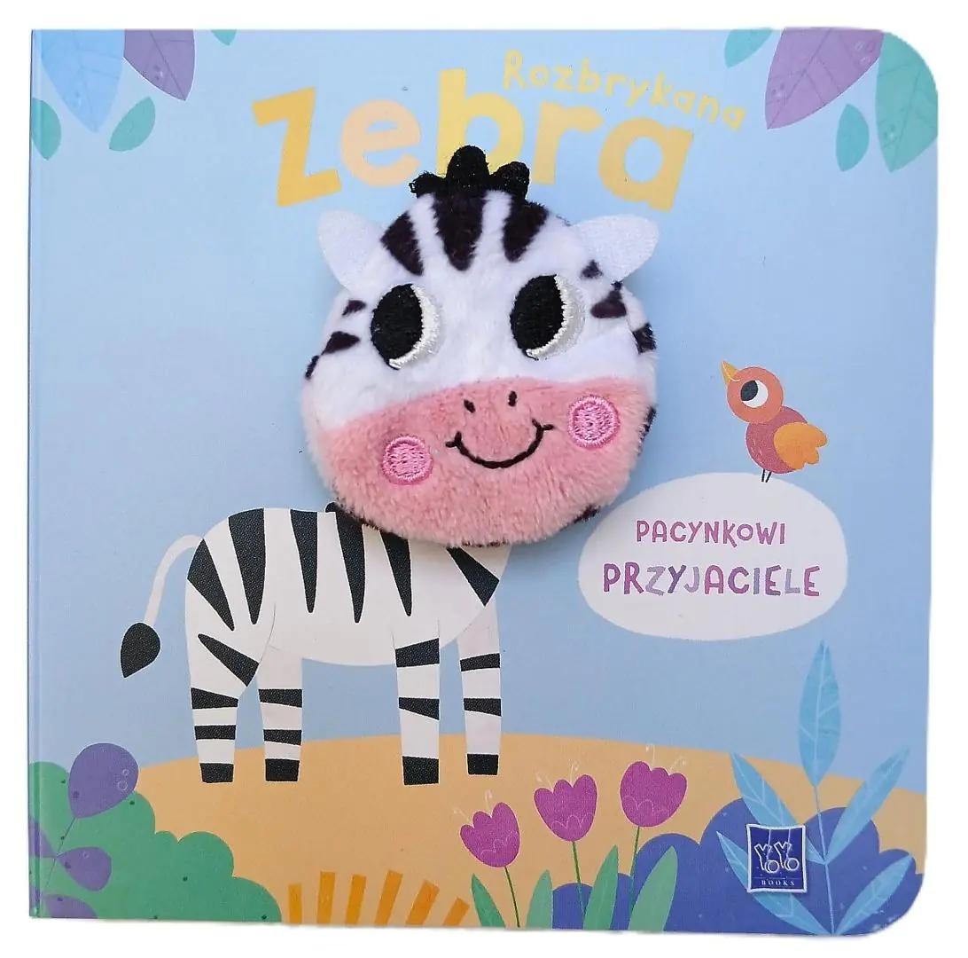Książka - Pacynkowi przyjaciele. Rozbrykana zebra
