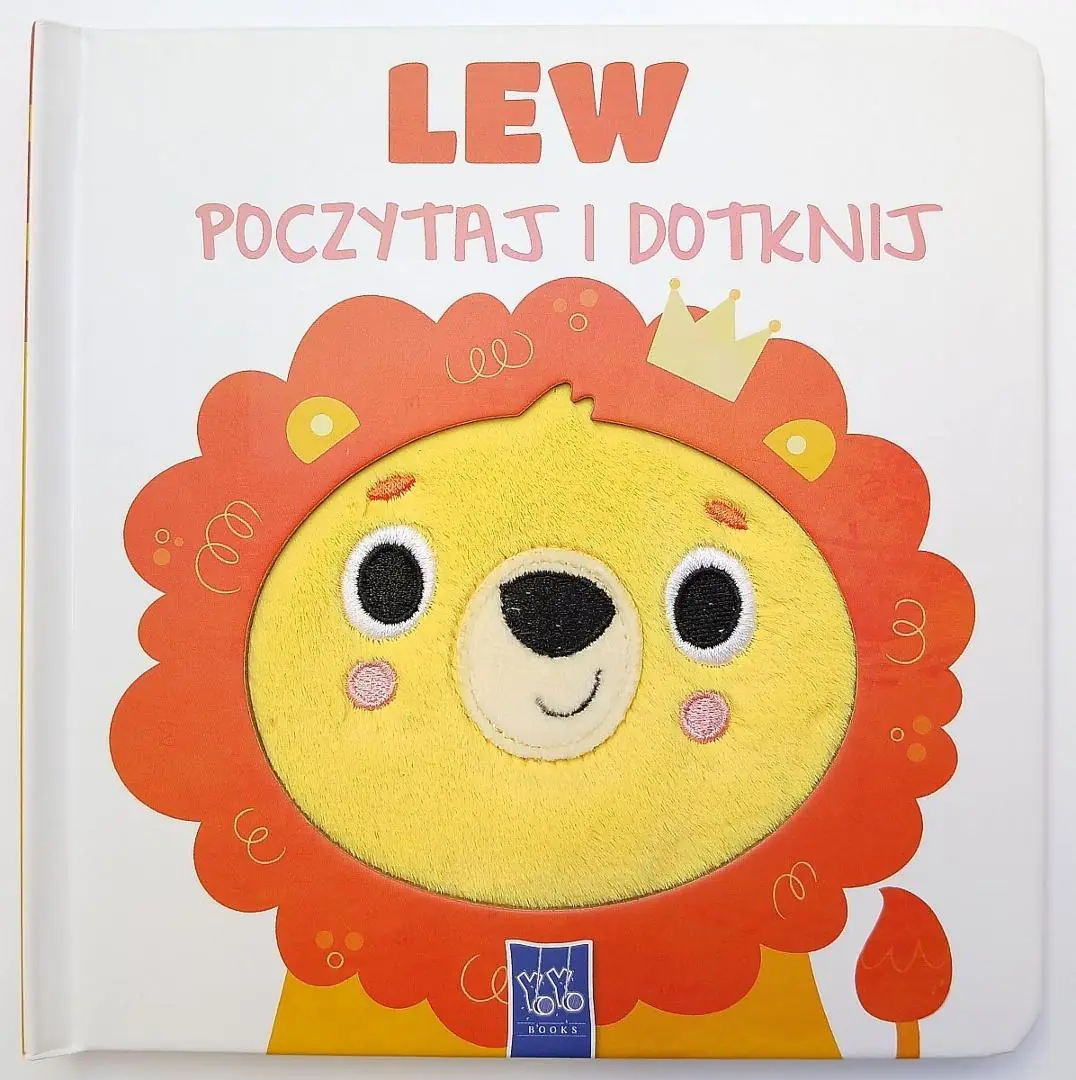 Książka - Lew. Poczytaj i dotknij