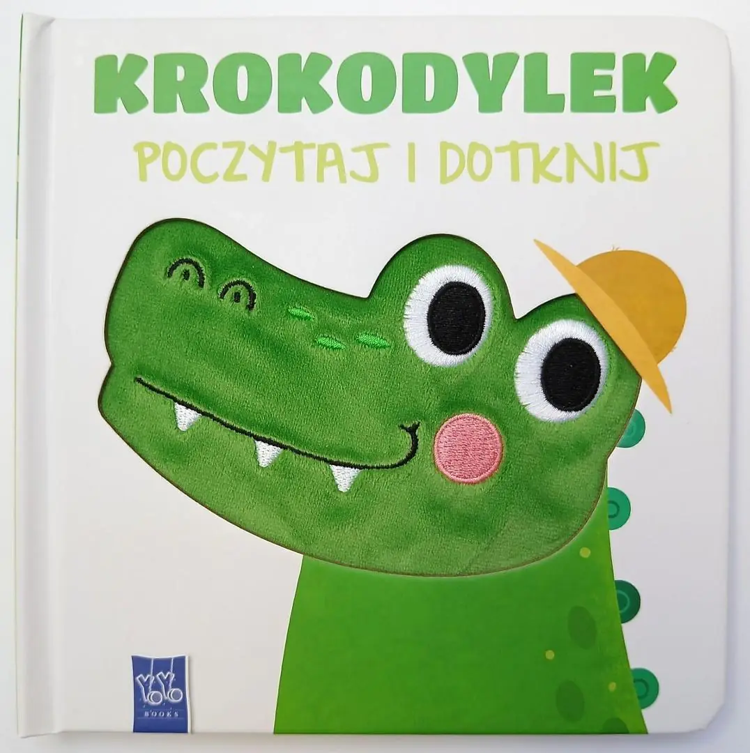 Książka - Krokodylek. Poczytaj i dotknij