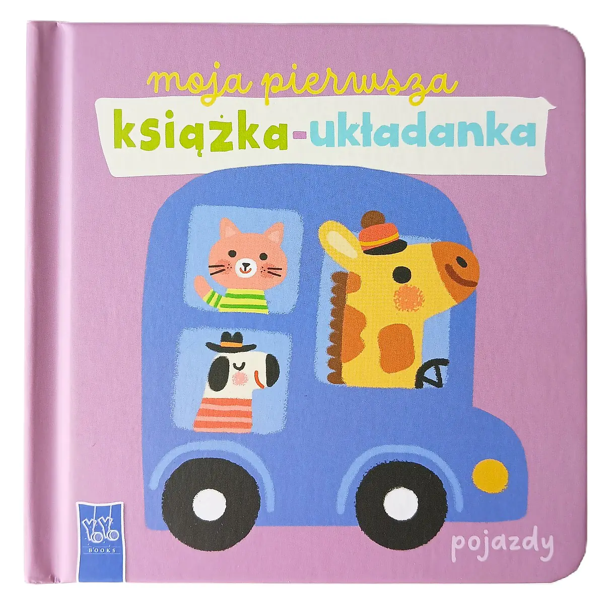 Książka - Pojazdy. Moja pierwsza książka-układanka