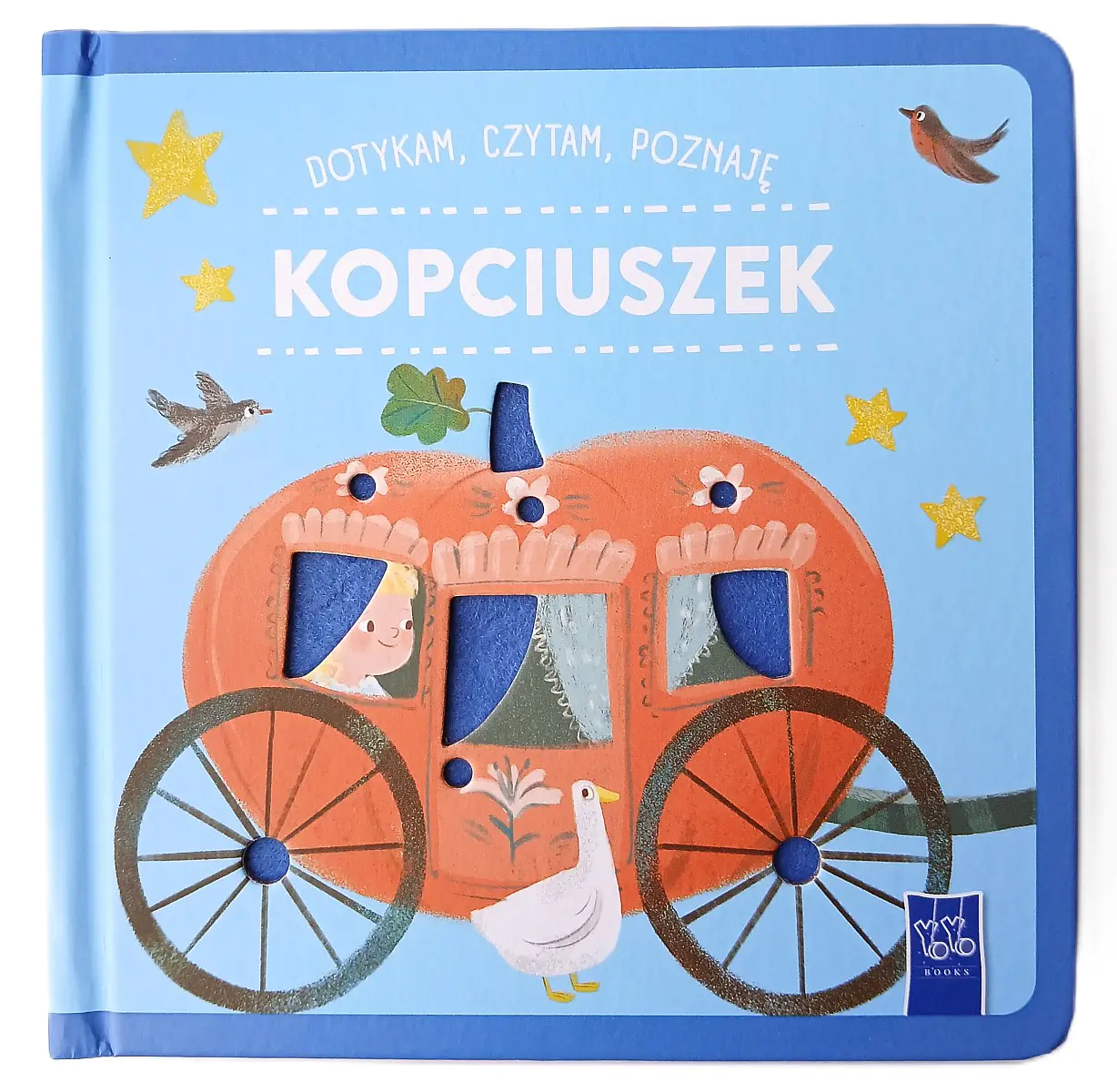 Książka - Kopciuszek. Dotykam, czytam, poznaję