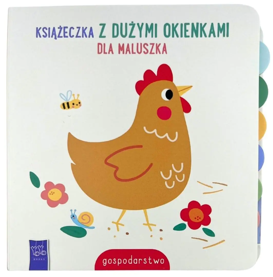 Książka - Gospodarstwo. Książeczka z dużymi okienkami dla maluszka