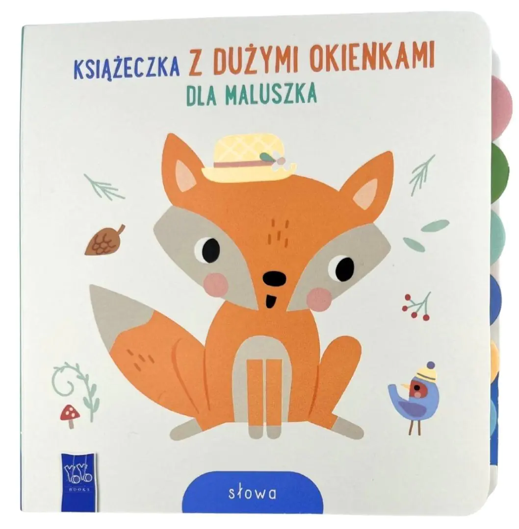 Książka - Książeczka z dużymi okienkami dla maluszka. Słowa