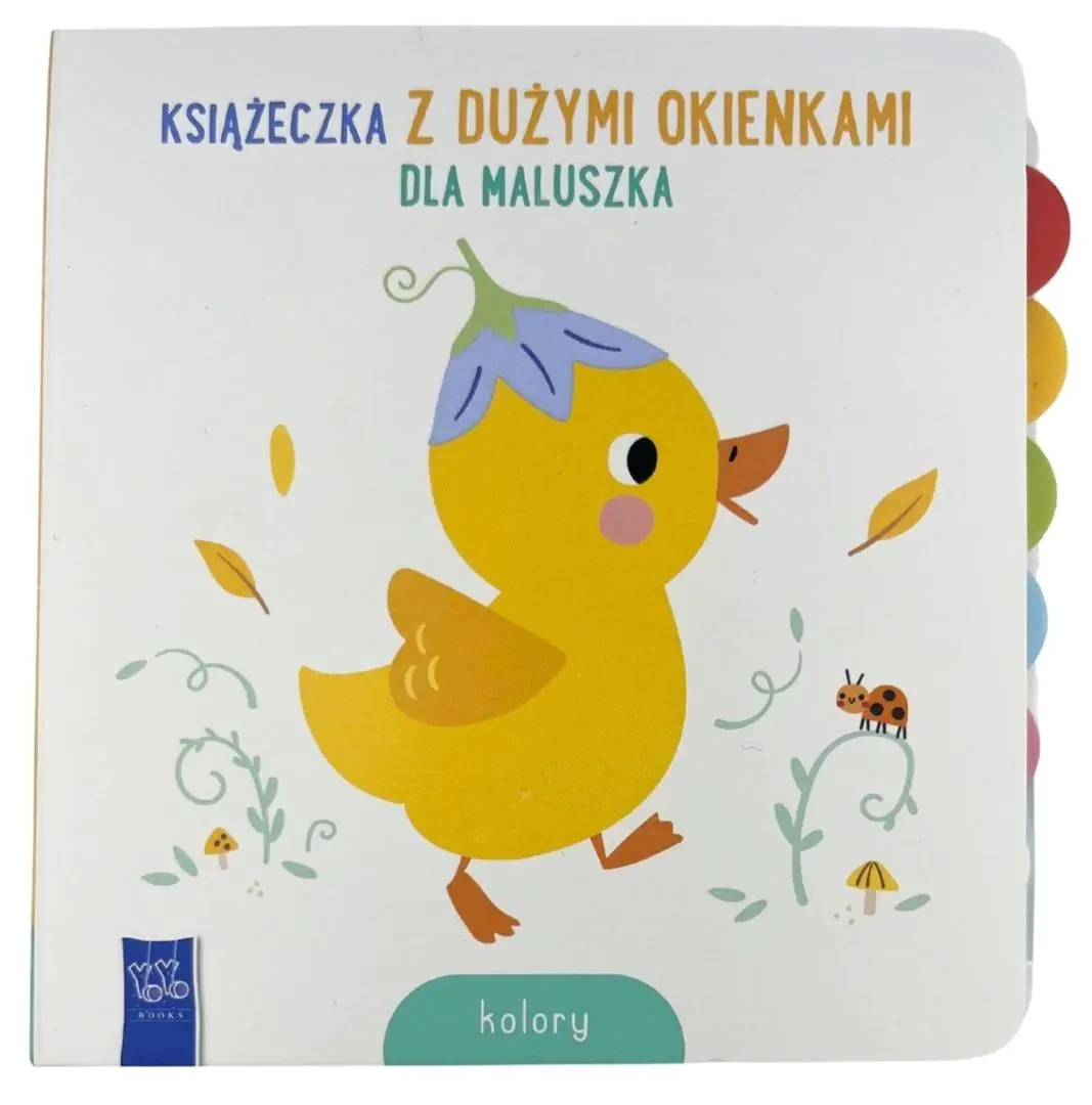 Książka - Kolory. Książeczka z dużymi okienkami dla maluszka