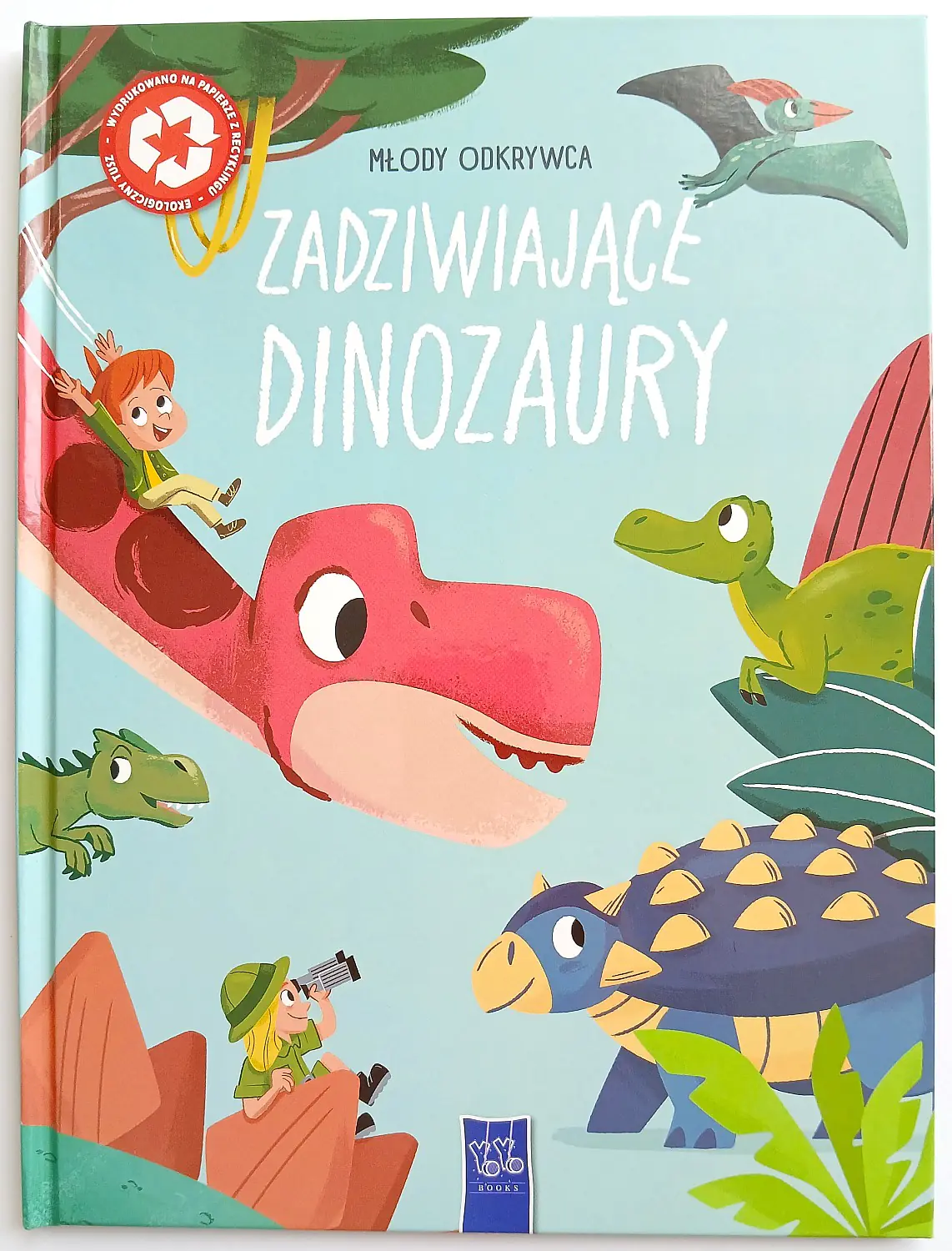 Książka - Zadziwiające dinozaury. Młody odkrywca