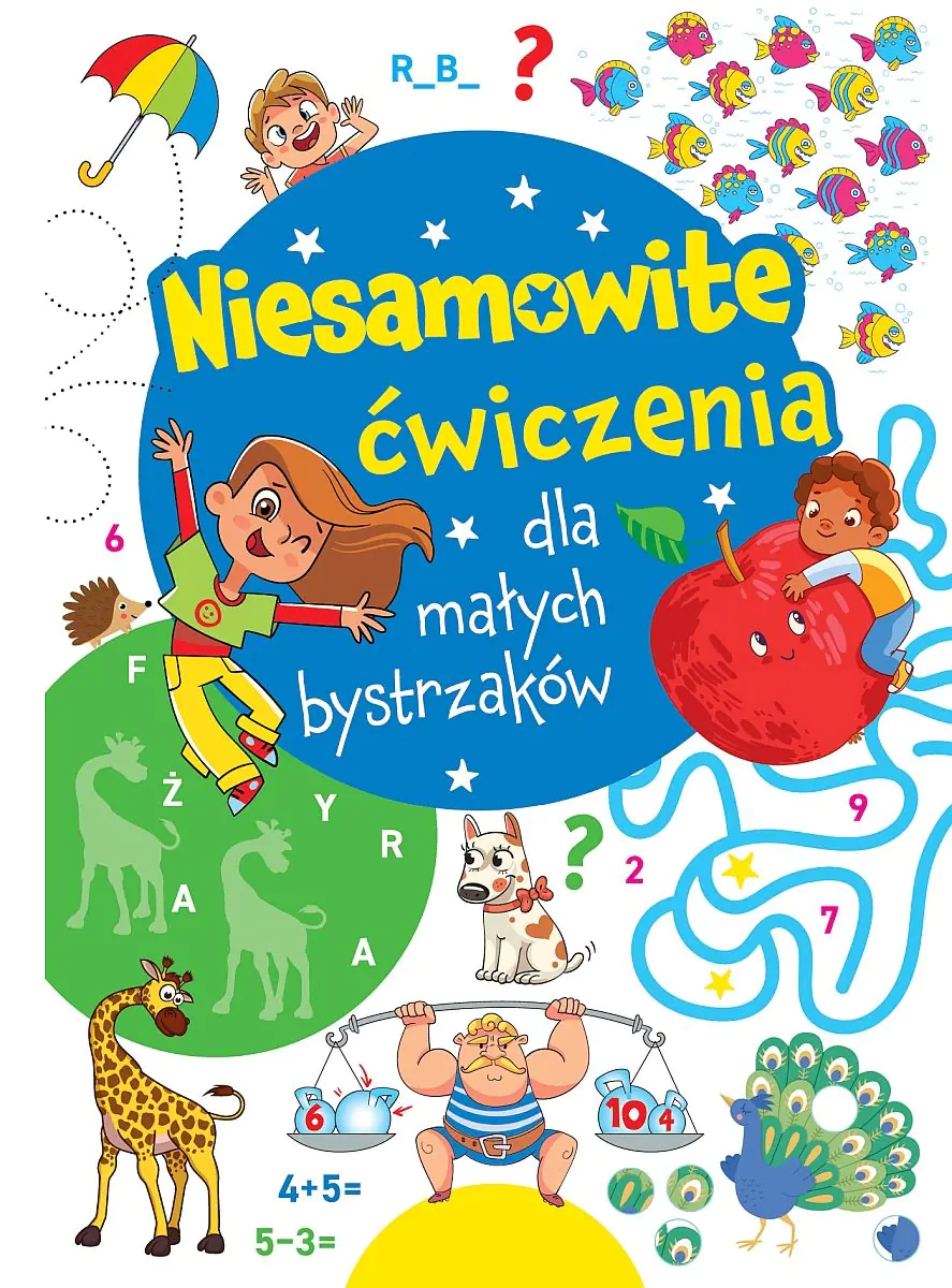 Książka - Niesamowite ćwiczenia dla małych bystrzaków. Niebieska