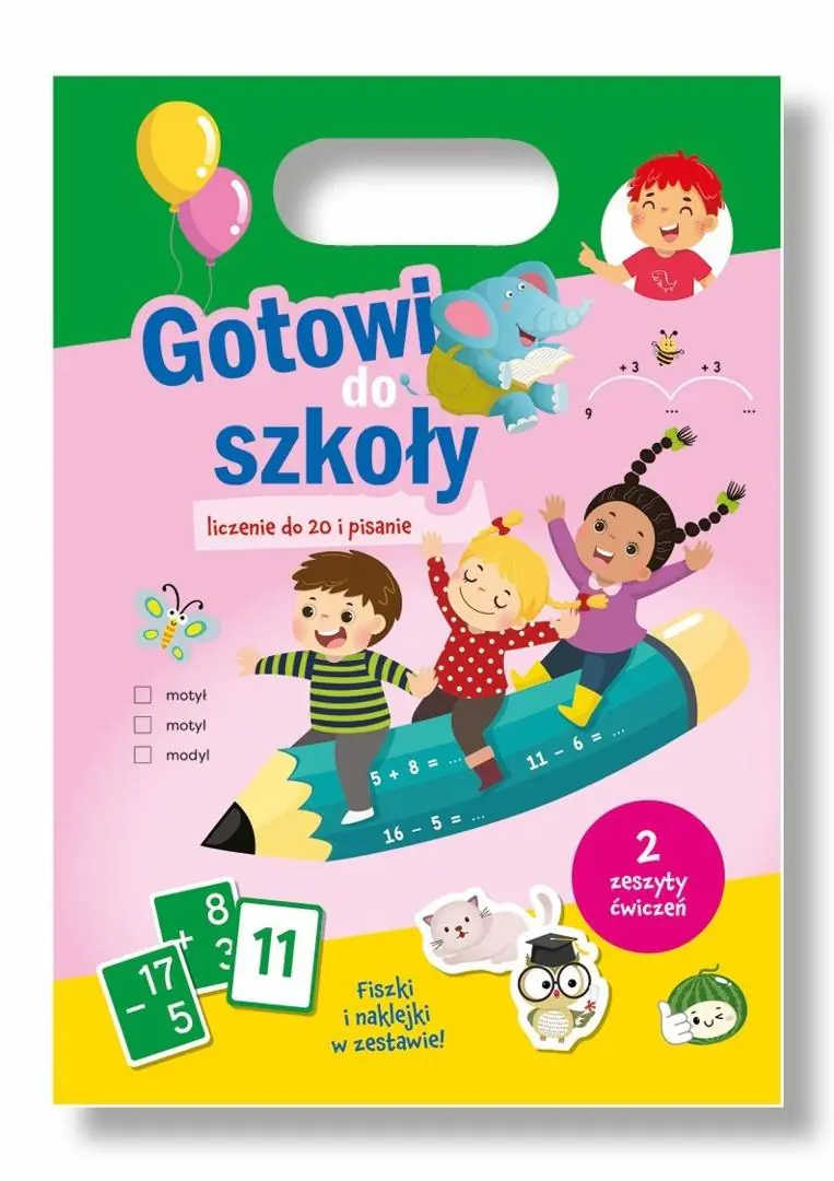 Książka - Liczenie do 20 i pisanie. Gotowi do szkoły
