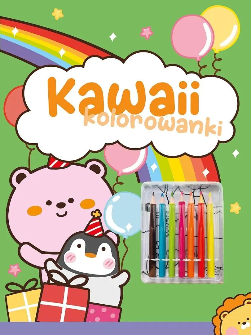 Książka - Kawaii kolorowanki. Niebieska