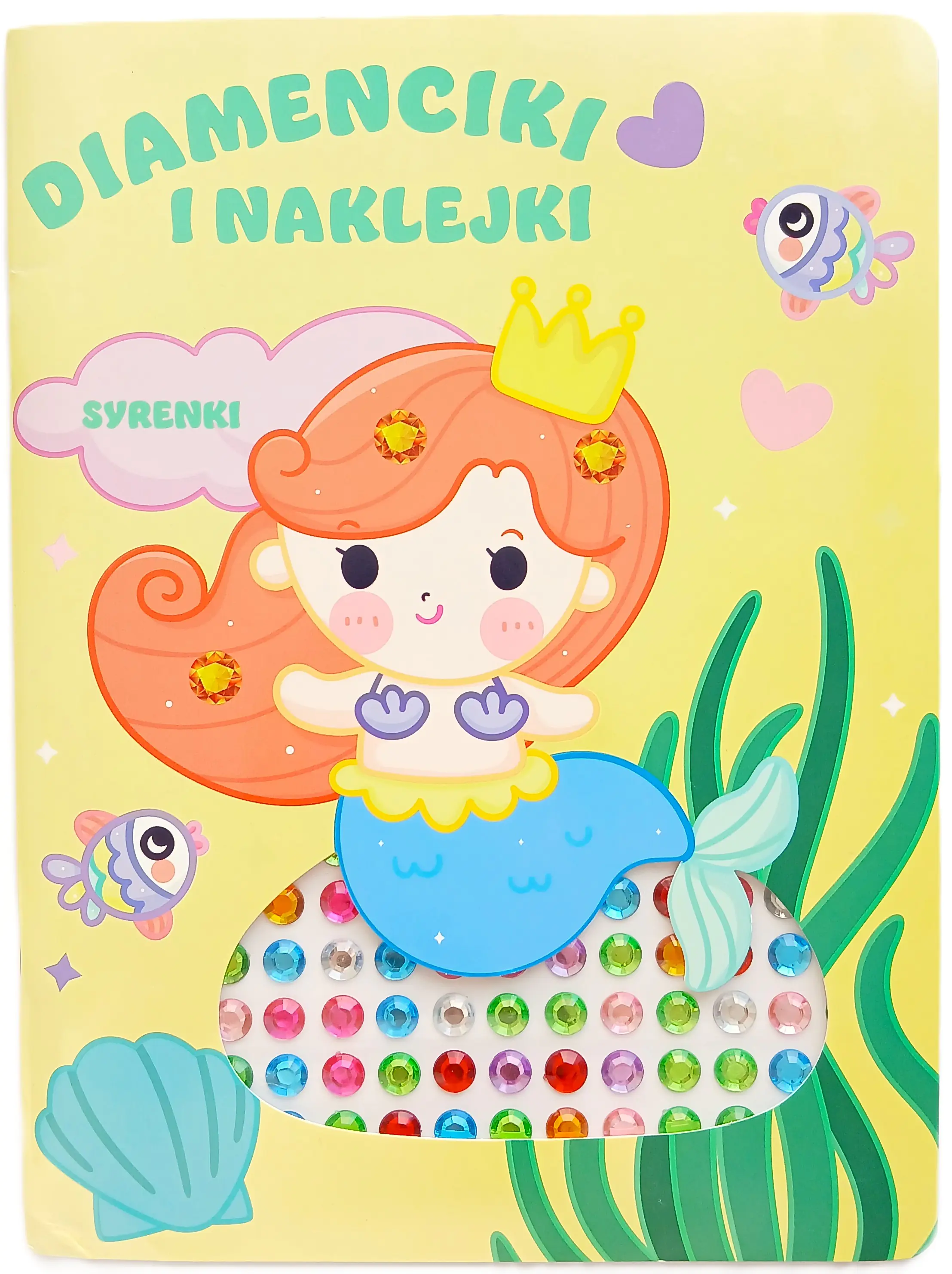 Książka - Syrenki. Diamenciki i naklejki