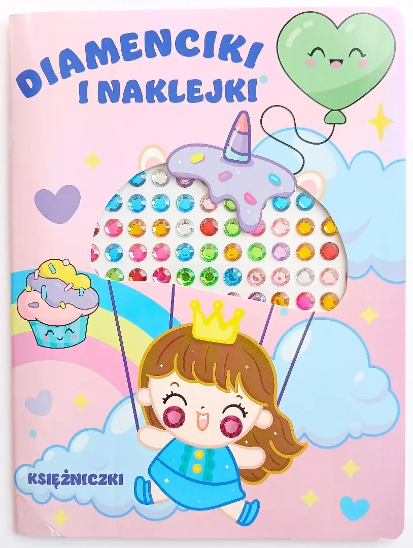 Książka - Księżniczki. Diamenciki i naklejki