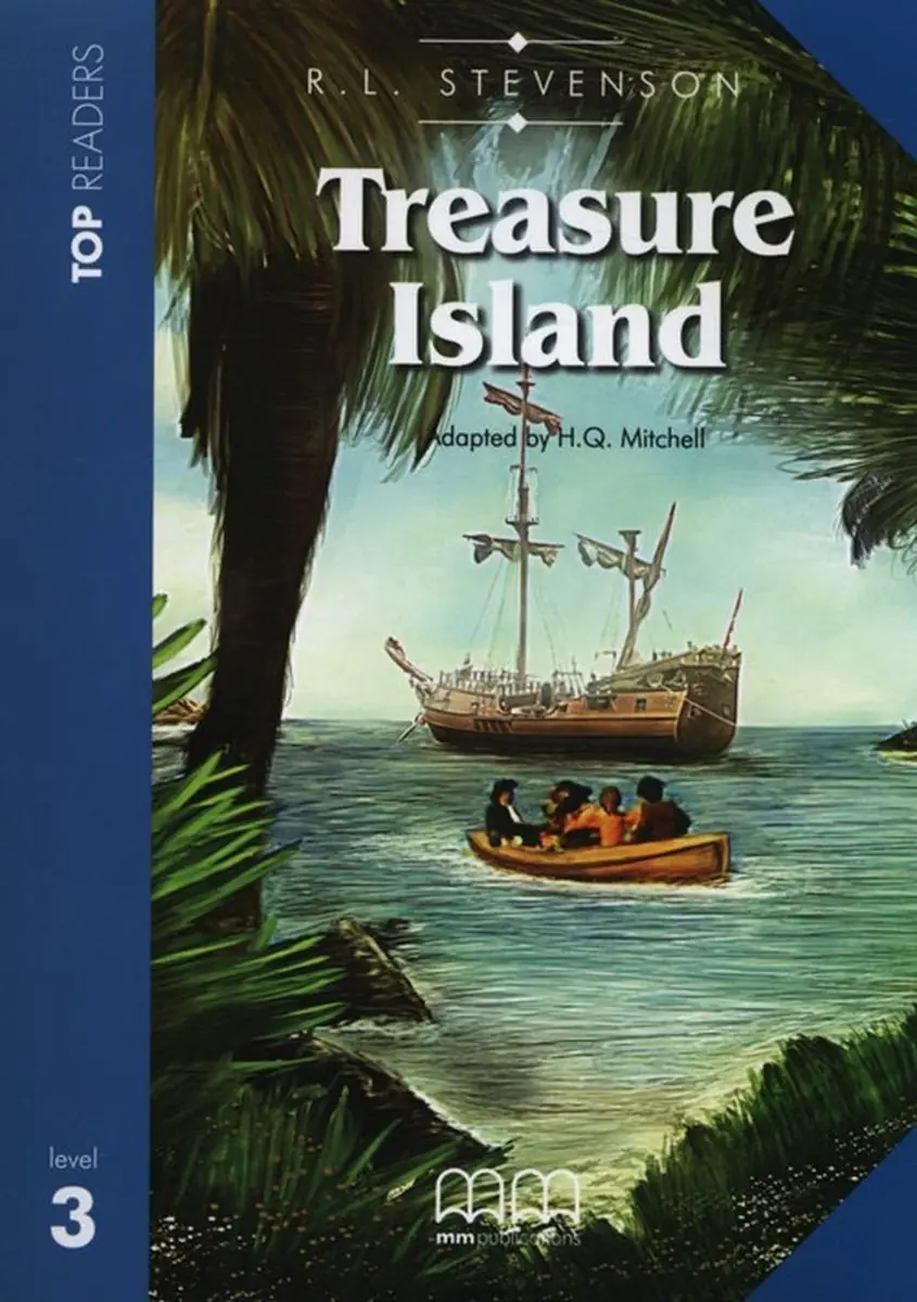 Książka - Treasure Island. Student's Pack (With CD+Glossary)