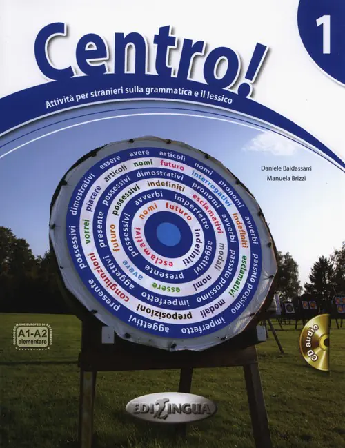 Książka - Centro! Attivita per stranieri sulla grammatica e li lessico. A1-A2 elementare + CD