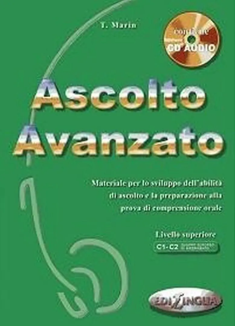 Książka - Ascolto Avanzato podręcznik C1-C2 + CD