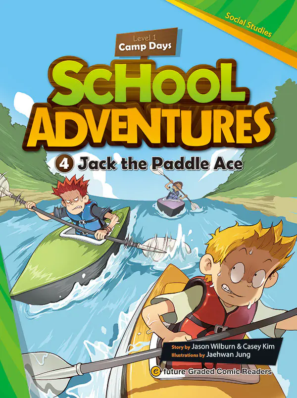 Książka - Jack the Paddle Ace. School Adventures. Level 1. Część 4