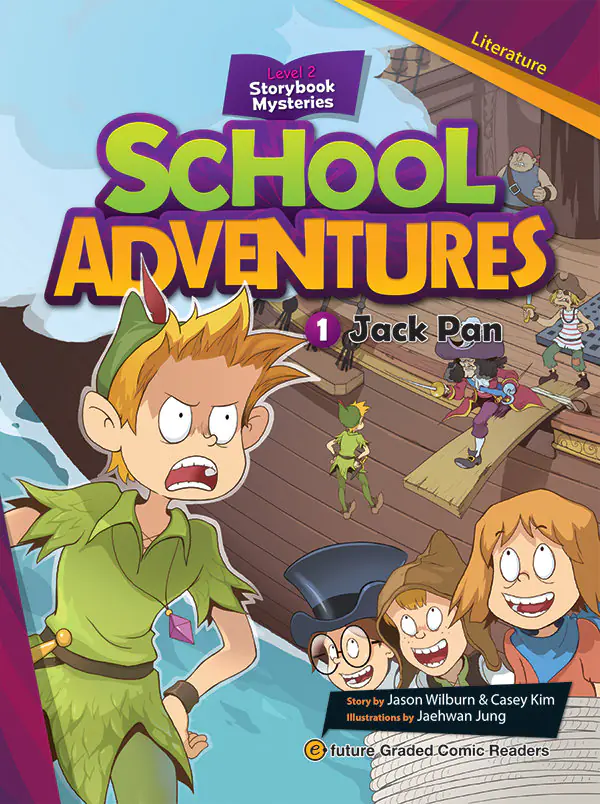 Książka - Jack Pan. School Adventures. Level 2. Część 1