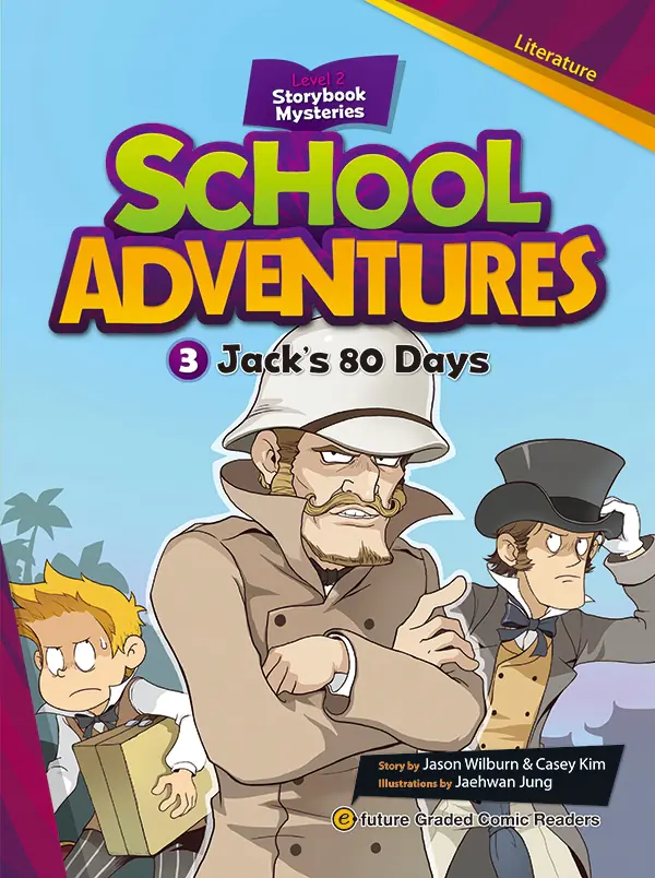 Książka - Jack's 80 Days. School Adventures. Level 2. Część 3