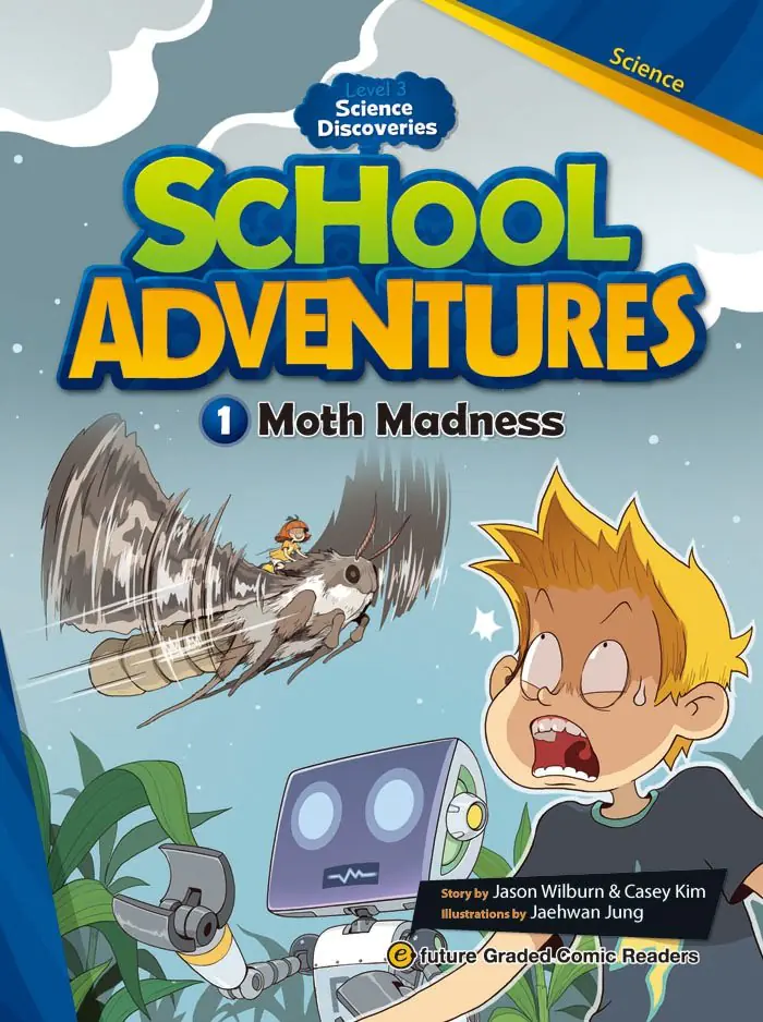 Książka - Moth Madness. School Adventures. Level 3. Część 1