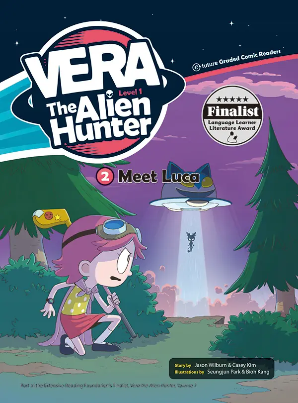 Książka - Meet Luca. Vera The Alien Hunter. Level 1. Część 2