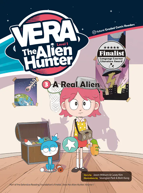 Książka - A Real Alien. Vera The Alien Hunter. Level 1. Część 3